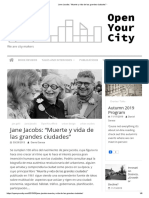 Jane Jacobs - "Muerte y Vida de Las Grandes Ciudades"