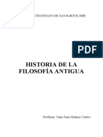 Historia de La Filosofía Antigua