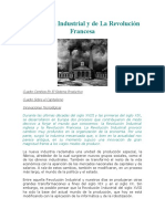 Revolución Industrial y de La Revolución Francesa