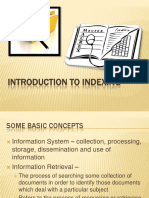 Introduction To Indexing