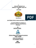 A Project Report On Financial Statement of Icici Bank Pune