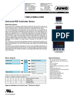 JUMO Quantrol LC100/LC200/LC300: Universal PID Controller Series