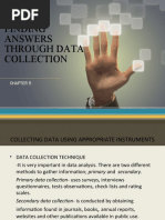 Finding Answers Through Data Collection