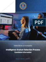 Intelligence Analyst Selection Process: Candidate Information