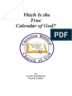 Which Is The True Calendar of God?: by Carl D. Franklin &, Fred R. Coulter