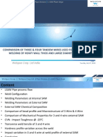 Comparision of Three & Four Tandem Wire System