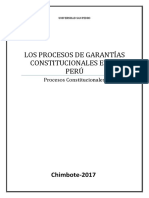 Los Procesos de Garantías Constitucionales en El Perú