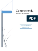 Compte Rendu RDM