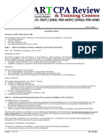 Auditing Theory AT.0101 - R.A. 9298/accountancy Law MAY 2020: Lecture Notes Overview of RA 9298 and Its IRR