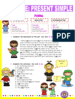 Verb To Be Worksheet