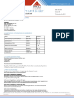 CPVC Pipes Solvent Cement Msds