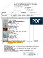 Proforma Invoice For Oxygen Cylinder