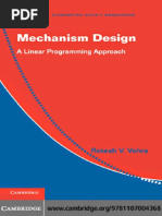 (Econometric Society Monographs) Rakesh V. Vohra - Mechanism Design - A Linear Programming Approach (2011, Cambridge University Press)