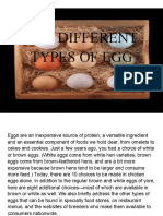 The Different Types of Egg