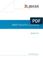 jBASE Transaction Journaling