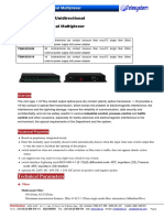 Dry Contact Optical Multiplexer