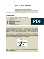 Curso de Ortografia - UNIDAD 1