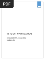 Iee Report Khyber Gardens: Environmental Engineering 2016-CH-454