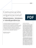 Comunicación Organizacional - Dimensiones - Tensiones - Interdependencias