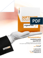 Documentation: Installation Guide Signopad Api