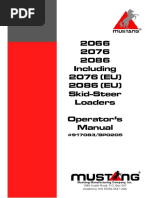 2066 2076 2086 Including 2076 (EU) 2086 (EU) Skid-Steer Loaders Operator's Manual