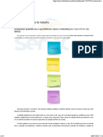 Avaliações Qualitativas e Quantitativas Tipos e Metodologias Específicas Das NHOs