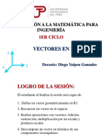 Semana 3 - Vectores en R3