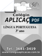 3 ANO LiNGUA PORTUGUESA