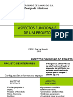 Aspectos Funcionais de Um Projeto