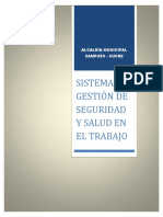 5634 - Sistema de Gestion de La Seguridad y Salud en El Trabajo de La Administracion Municipal de Sampues Sucre