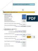 Diseño Tanque Septico