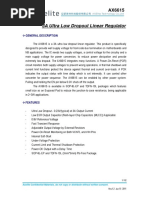 3A Ultra Low Dropout Linear Regulator: General Description