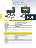 Oxy-Fuel Cutting & Welding Outfits Edge Series and G-Series Kits - Contents