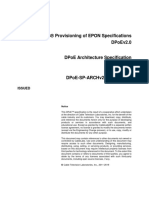 Docsis® Provisioning of Epon Specifications Dpoev2.0: Issued