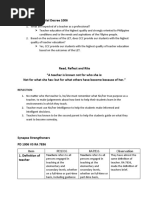 LESSON 1. Presidential Decree 1006: Item PD1006 RA7836 Observation