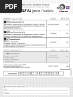 Delf Dalf A1 SJ Candidat Coll Sujet Demo PDF