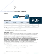 7.2.7 Lab - View Network Device Mac Addresses