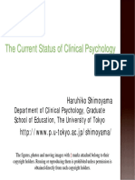 The Current Status of Clinical Psychology