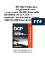 OCP Oracle Certified Professional Java S PDF