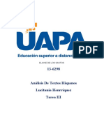 Analisis Hispanos - Tarea III de ELAINE