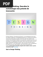 Metodología - Design Thinking