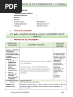 SESION - CienTec - Sem13 - Dia5 - Por Qu - Es Importante Conocer y Preservar......