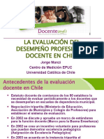 La Evaluación Del Desempeño Profesional Docente en Chile