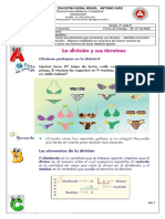 Matematicas Grado Cuarto La División