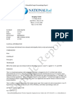 Lumbar Spine Sample