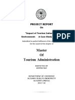 Master of Tourism Administration: Project Report