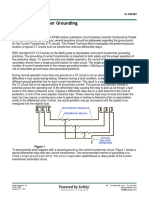 Current Transformer Grounding