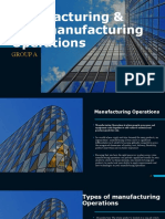 Manufacturing & Non-Manufacturing Operations