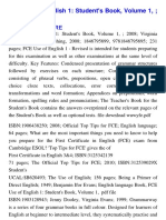 Dokumen - Tips - Fce Use of English 1 Students Book Volume 1 Virginia A Fce Use of PDF