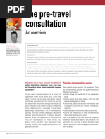 The Pre-Travel Consultation: An Overview